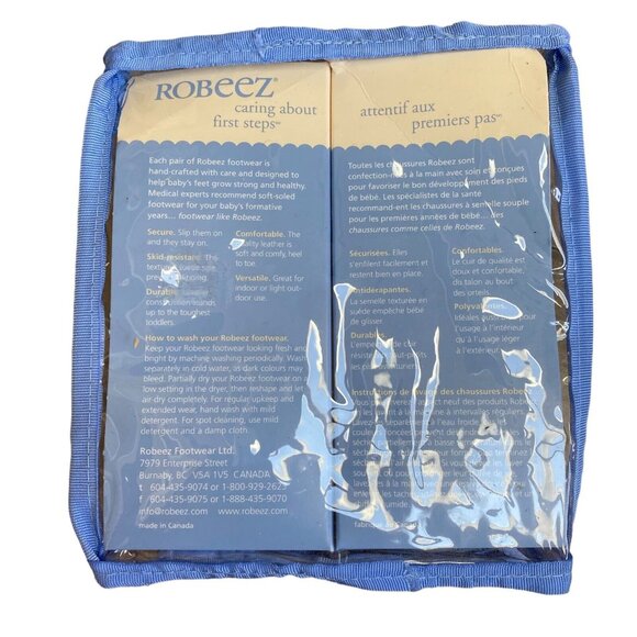 Robeez Soft Soles Size 6-12 months Leather Shoes Slippers Unisex Peas in Pod - Picture 6 of 6